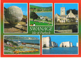 SCENES AROUND SWANAGE, ISLE OF PURBECK, DORSET, ENGLAND. UNUSED POSTCARD Jo3 - Swanage