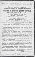 GC . LES  BULLES ..-- CHANOINE Eugène WAVREIL , Passé Par BEAURAING , LAMBERMONT , MUSSY , FLORENVILLE . - Chiny