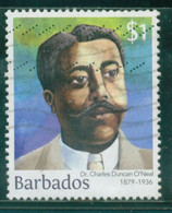 Barbados 2016 Definitives Personalities $1 Fine Used - Barbades (1966-...)