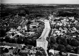 Courtenay * Vue Générale Aérienne Du Village - Courtenay