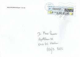France 2021 Strasbourg Musau Post Office ATM « Avions En Papier » EMA Cover - 2000 Type « Avions En Papier »