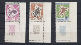 TAAF 1972 Insects 3v ** Mnh (corners, Printing Date) (52119) - Gebraucht