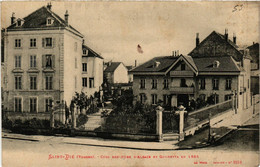 CPA St-DIÉ - Coin Des Rues D'Alsace Et Gambetta En 1865 (657388) - Saint Die