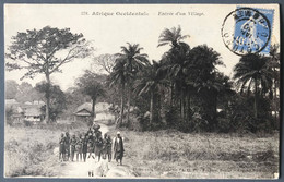 France N°237 Sur CPA - PAQUEBOT Brazza (Cie Des Chargeurs Réunis) Escale De Cotonou (TAD 21.1.1930) - (B1287) - Schiffspost