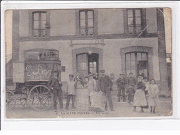 LA HAYE PESNEL : La Gare (voiture Pour Enfants - Grand Bazar De Villedieu) - état - Other Municipalities