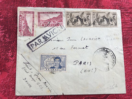 Militaria CADM -R.A.C.--A.O.F. Afrique Occidentale Française(ex-Colonie)Maurétanie-Sénégal-Lettre & Document-☛Paris - Storia Postale