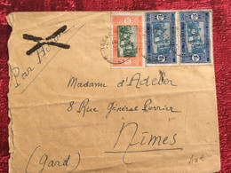 1931-Dakar-A.O.F. Afrique Occidentale Française(ex-Colonie)-Sénégal-Lettre & Document-☛Nîmes - Lettres & Documents