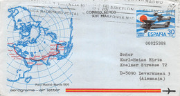 12426" RAID MADRID-MANILA 1926-AEROGRAMA" SELLO DE GOMA HOTEL DON JOSE-BENIDORM-ALICANTE - Cartas & Documentos