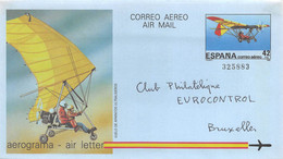 12428" VUELO DE APARATOS ULTRALIGEROS -AEROGRAMA" - Cartas & Documentos