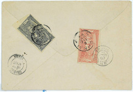 BK1824 - GREECE - POSTAL HISTORY - Olympic Stamps On REGISTERED COVER 1897 - Sommer 1896: Athen