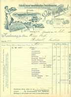 Gütersloh 1907 Besonders Deko " Gebr.Wulfhorst Fabrik Feiner Westfälische Fleischwaren " - Alimentare