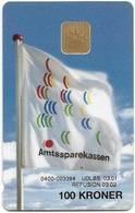 Denmark - Danmønt - Amtssparekassen Fyn, Blue Sky - DD193C - 100Kr. Exp. 03.2001, 3.094ex, Used - Dänemark