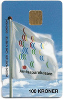 Denmark - Danmønt - Amtssparekassen Fyn, Blue Sky - DD193E - 100Kr. Exp. 04.2003, 2.038ex, Used - Dänemark