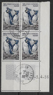 T.A.A.F. N°2 - Bloc De 4 Coin Daté - Oblitéré - TB - Used Stamps