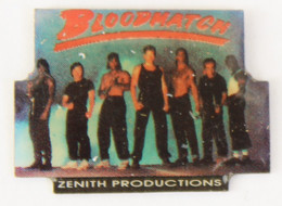 Pin's BLOODMATCH - Zénith Production - Photo Des Acteurs Du Film D'arts Martiiaux Sortie En 1991 - K333 - Cinéma