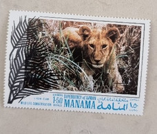 MANAMA Lion, Lions, Felin , Félins,  Lowe, Yvert  N° 533 Neuf Sans Charniere ** MNH - Felini