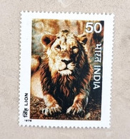INDE  Lion, Lions, Felin , Félins,  Lowe, Yvert N° 495 Neuve Sans Charniere ** MNH - Félins