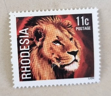 RHODESIE Lion, Lions, Felin , Félins,  Lowe, Yvert PA N° 306 Neuve Sans Charniere ** MNH - Felini