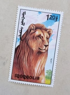 MONGOLIE  Lion, Lions, Felin , Félins,  Lowe, 1 Valeur Neuve Sans Charniere ** MNH - Roofkatten