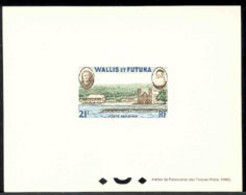 WALLIS & FUTUNA (1960) View Of Mata-Utu. Deluxe Sheet. Scott No C13, Yvert No PA16. - Imperforates, Proofs & Errors