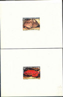 NEW CALEDONIA (1982) Crabs. Set Of 2 Deluxe Sheets. Scott Nos 470-1, Yvert Nos 453-4. - Imperforates, Proofs & Errors