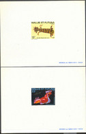 WALLIS & FUTUNA (1979) Marine Life. Set Of 6 Deluxe Sheets. Scott Nos 245-50, Yvert Nos 248-53. - Sin Dentar, Pruebas De Impresión Y Variedades