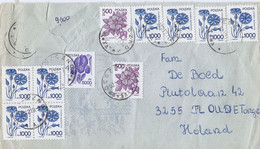 Polen Brief Uit 1992 Met 11 Zegels (1546) - Storia Postale