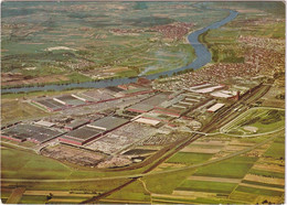 Opel-Werk Rüsselsheim - & Air View, Industry - Ruesselsheim