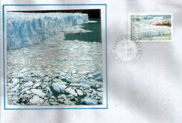 Los Glaciares National Park.Argentina,UNESCO World Heritage.Unesco Stamp,from Paris Headquarters.(letter) - Brieven En Documenten