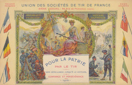 Union Des Sociétés De Tir De France  1915   ///  Ref.  Mai. 21 // N° 15.470 - Waffenschiessen