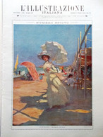 L'Illustrazione Italiana 14 Agosto 1910 Estate Spiagge Africa Riccione Francia - Altri