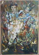ISRAEL FRENEL ISAAC FRENEL MUSEUM MARCEL MARCEAU PAINTER ARTIST ART PICTURE JUDAICA CARD POSTCARD CARTOLINA - Nieuwjaar