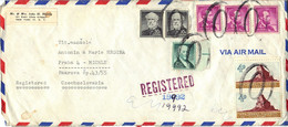 Letter From The USA To Czechoslovakia 1962 - - Autres & Non Classés
