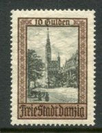 DANZIG 1924 Views Definitive 10 G. MNH / **.  Michel 211 - Ungebraucht