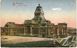 THE PALACE OF JUSTICE, BRUSSELS, BELGIUM. UNUSED POSTCARD. Nk3 - Internationale Instellingen