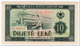 ALBANIA,10 LEKE,1964,P.36a,XF+ - Slovénie