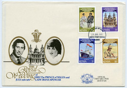 1981 FDC : Kenya - Royal Wedding - Prince Charles, Lady Diana - Kenya (1963-...)