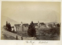 Albumen Photo - Rigi Kaltbad, SWITZERLAND (15.5 X 10cm) - Oud (voor 1900)