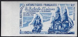 F.S.A.T. (1979) "La Recherche". "L'Esperance". Corner Imperforate. Scott No C56, Yvert No PA58. - Non Dentelés, épreuves & Variétés