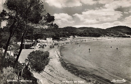 Espagne Mallorca Paguera La Playa De Tora Plage + Timbre Timbres 1955 - Mallorca