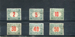 Hongrie 1915-20 Yt 35-36 38 42-44 * - Postage Due