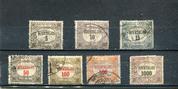 Hongrie 1922-24 Yt 11-13 15-16 20 22 - Dienstzegels