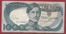 Portugal 1000 Escudos Du 16/09/1980 (Sign #) Dans L 'état (4) - Portugal