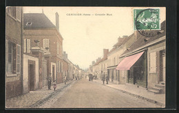 CPA Cerisiers, Grande Rue - Cerisiers