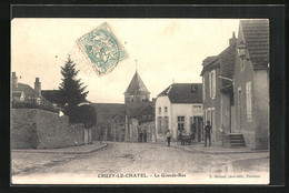 CPA Cruzy-le-Chatel, La Grande-Rue - Cruzy Le Chatel