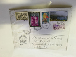 (QQ 16) Letter Posted From Andorra To Australia (1 Letter)(posted During COVID-19 Pandemic) - Storia Postale