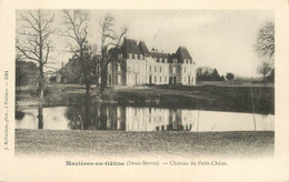 CPA FRANCE 79 "Mazières En Gatines, Chateau Du Petit Chêne" - Mazieres En Gatine