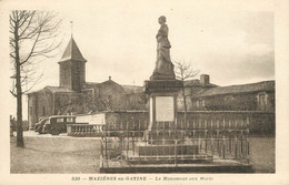 CPA FRANCE 79 "Mazières En Gatines, Monument Aux Morts" - Mazieres En Gatine