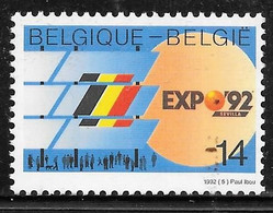 BELGIUM - COB 2448 ** - Exposition Universelle Seville 92 - 1992 – Siviglia (Spagna)