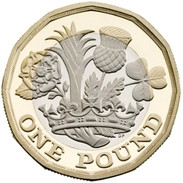 UK GREAT BRITAIN - GRANDE BRETAGNE - Großbritannien - Gran Bretagna 1 ONE POUND 12 SIDED BIMETAL BI-METALLIC UNC 2016 - 1 Pound